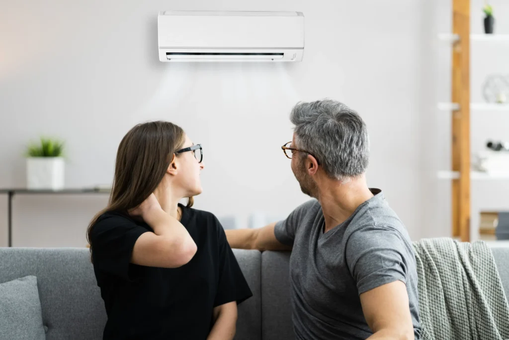 ac blowing hot air dubai